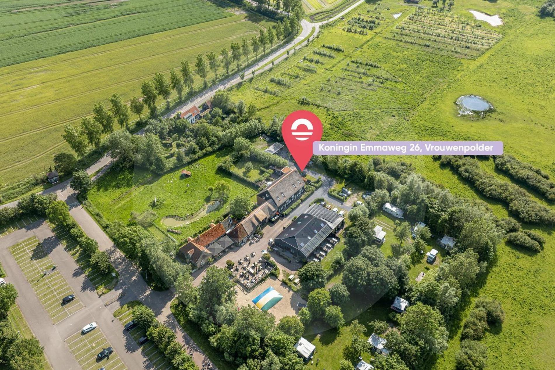 Vakantiewoning - Kon. Emmaweg 26 | Vrouwenpolder 'Uitspanning Oranjezon' 외부 사진